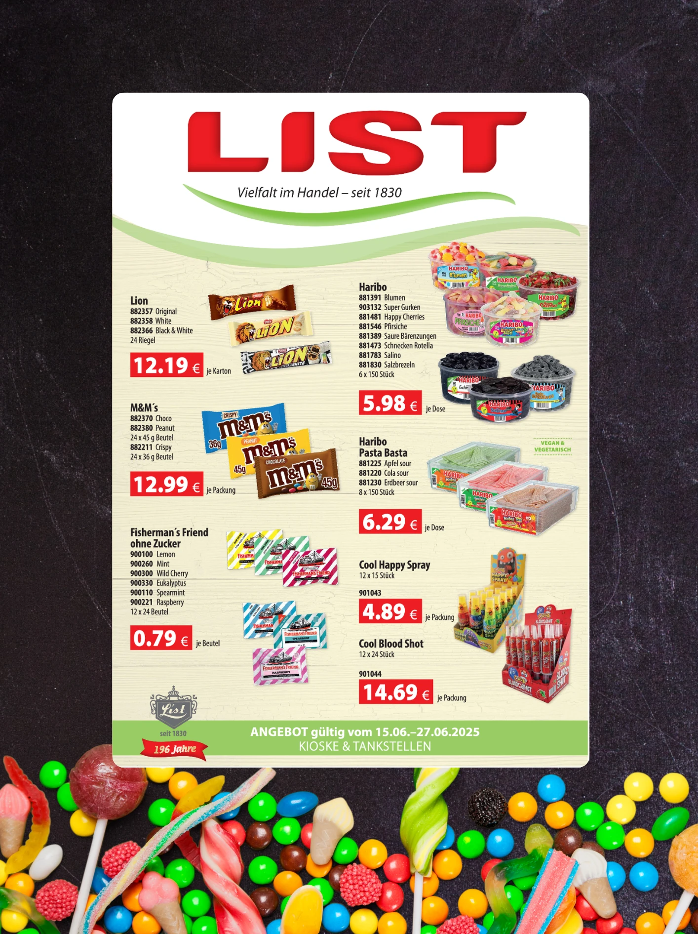 Kiosk Werbung List