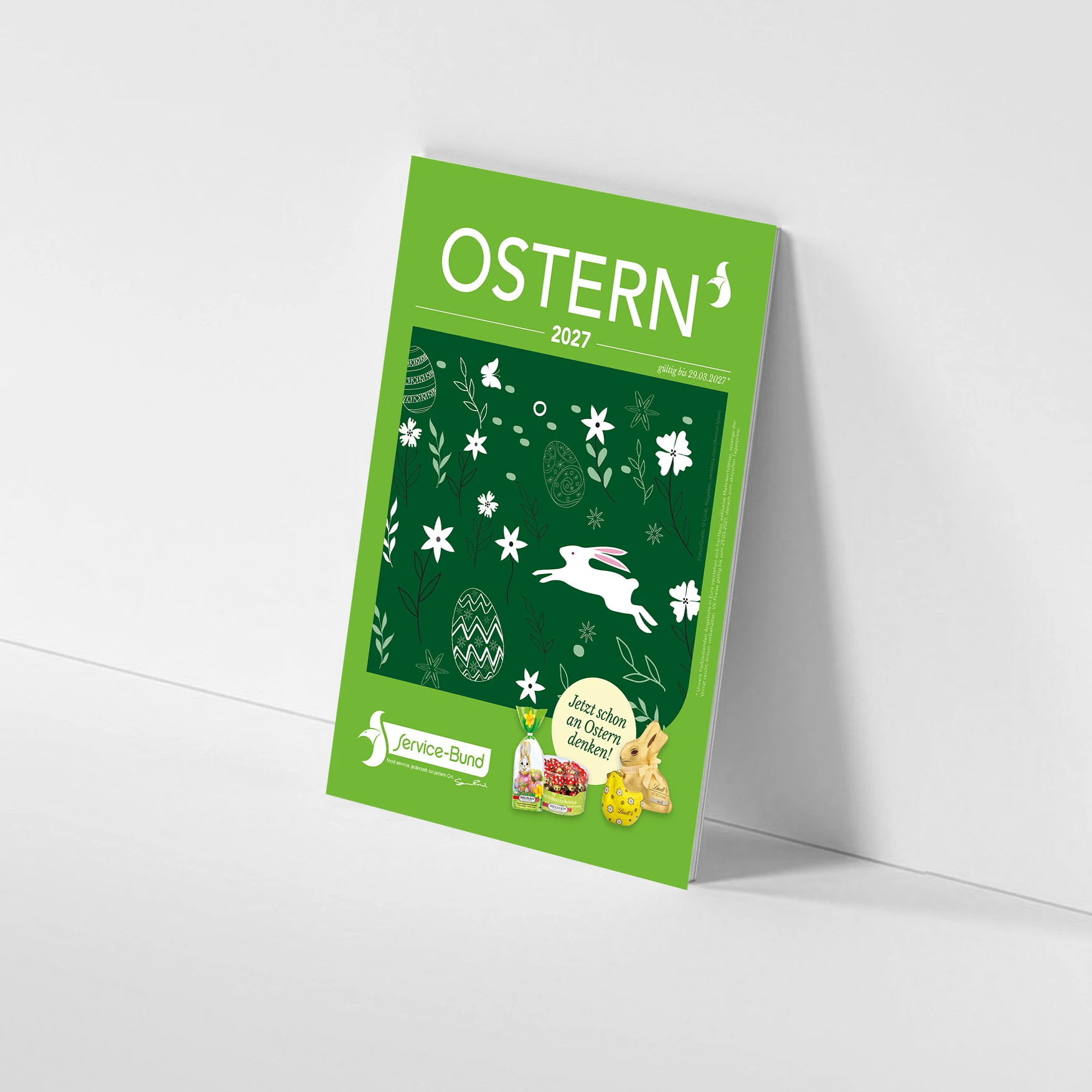 Mit dem neuen Osterfolder 2027 bietet der Service-Bund Gastronomiebetrieben, Hotellerie und Gemeinschaftsverpflegung eine attraktive Auswahl an hochwertigen Schokoladen- und Osterartikeln für die Frühlingssaison. Mit dem neuen Osterfolder 2027 bietet der Service-Bund Gastronomiebetrieben, Hotellerie und Gemeinschaftsverpflegung eine attraktive Auswahl an hochwertigen Schokoladen- und Osterartikeln für die Frühlingssaison.