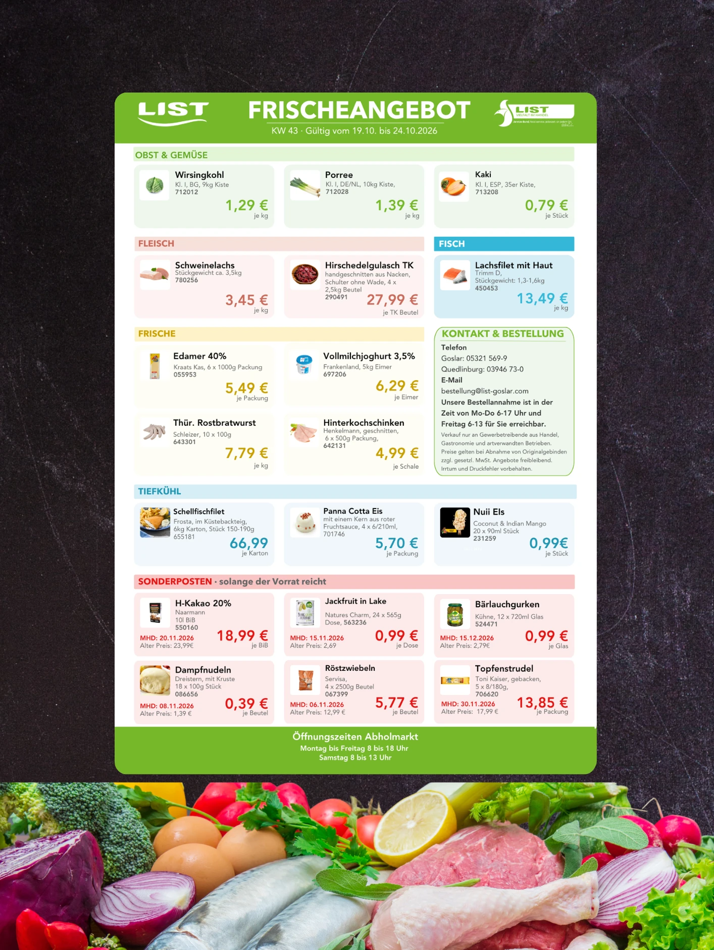 Frischeangebot List