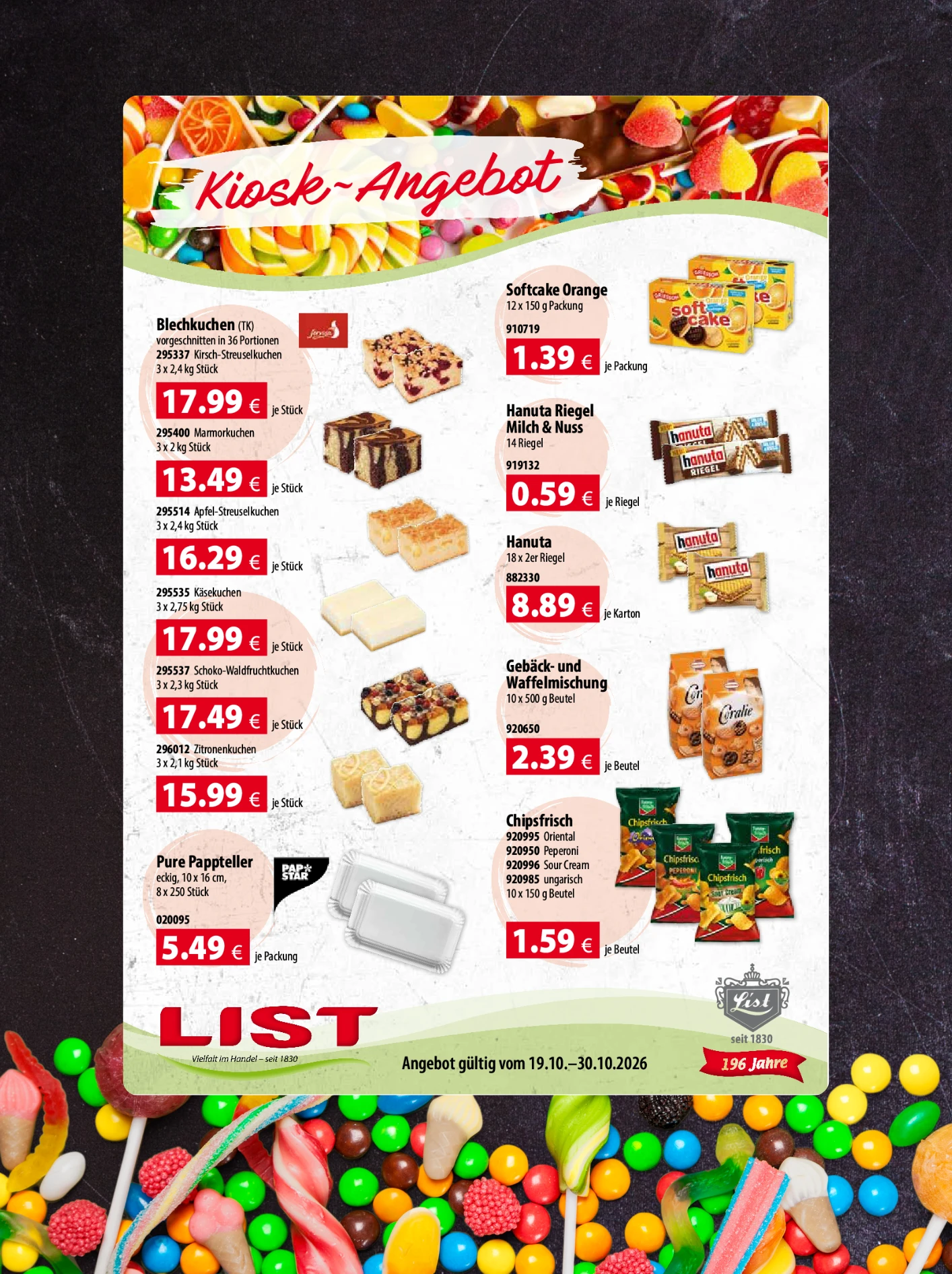 Kiosk Werbung List
