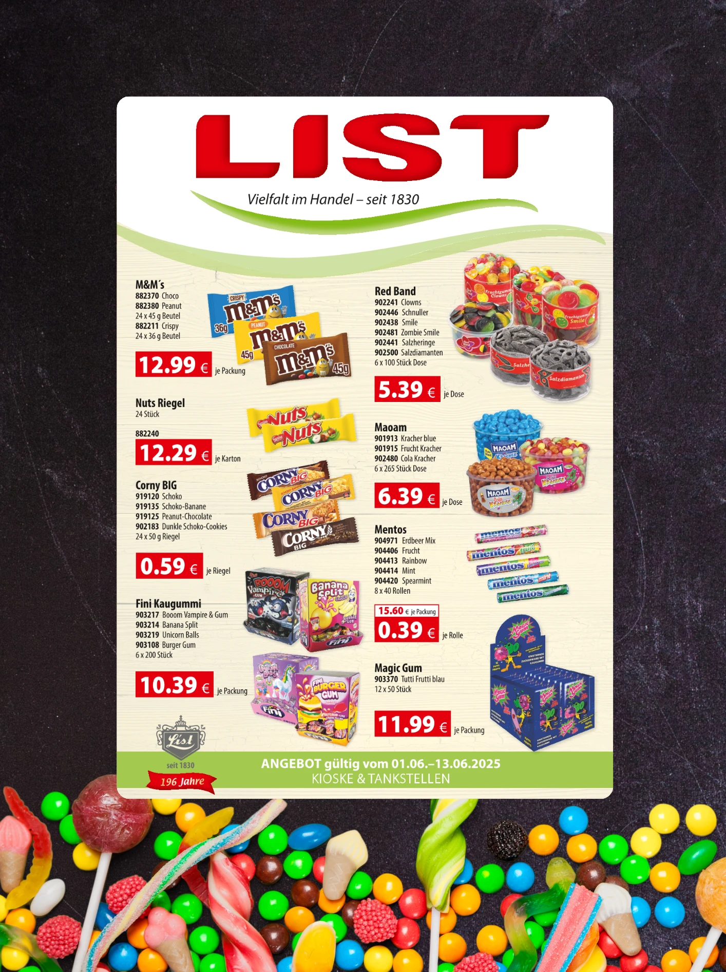 Kiosk Werbung List