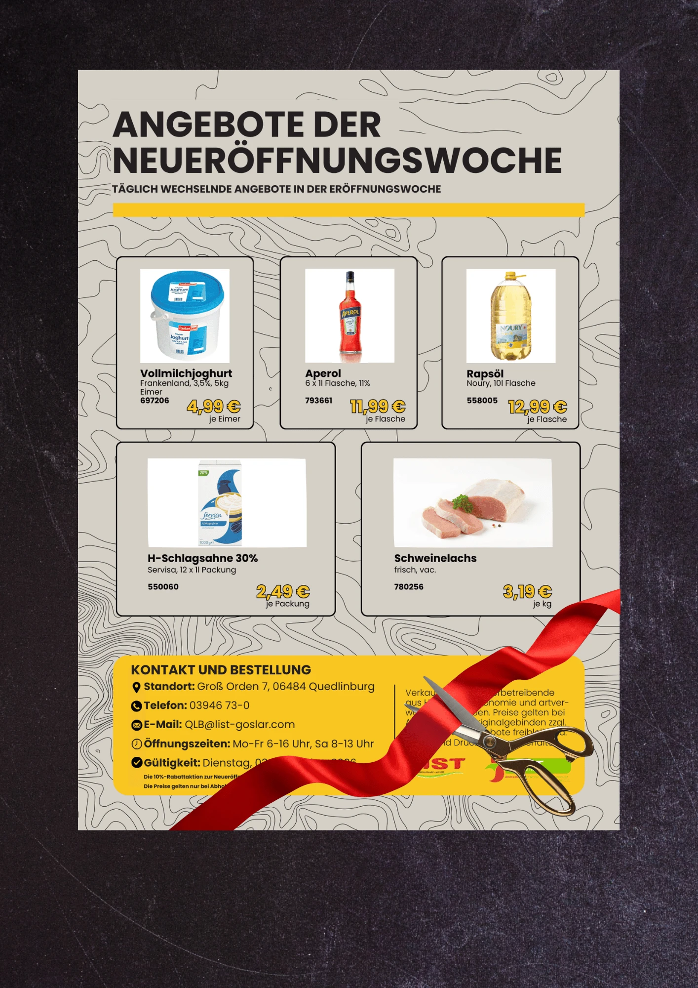 Eröffnungsangebote List