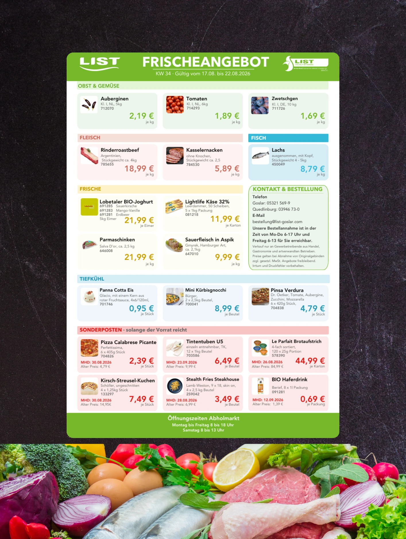 Frischeangebot List